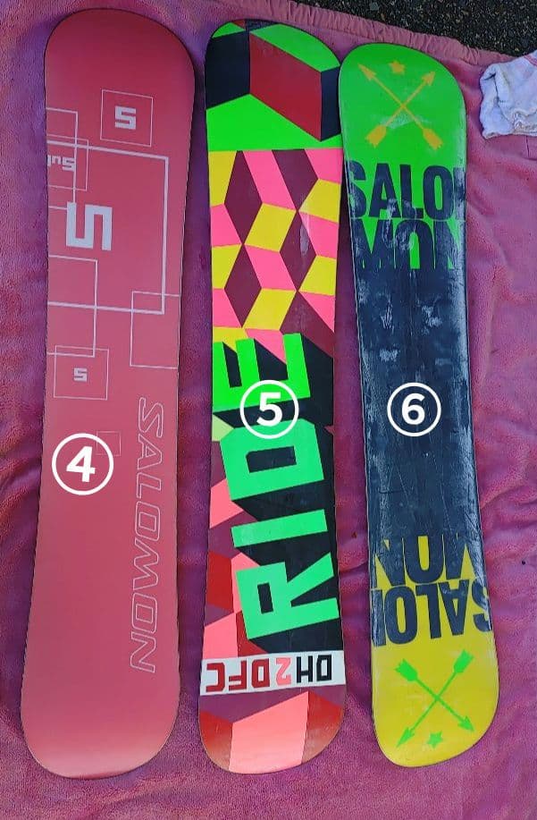 スノーボード 3枚セット 其の参　SALOMON RIDE