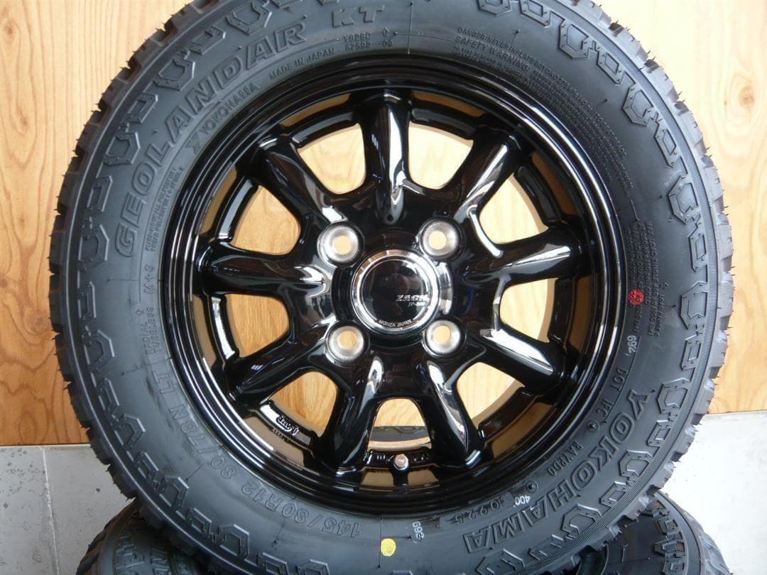 送料込☆ヨコハマジオランダーKT☆145/80R12LT☆軽トラ軽バンＮバン等