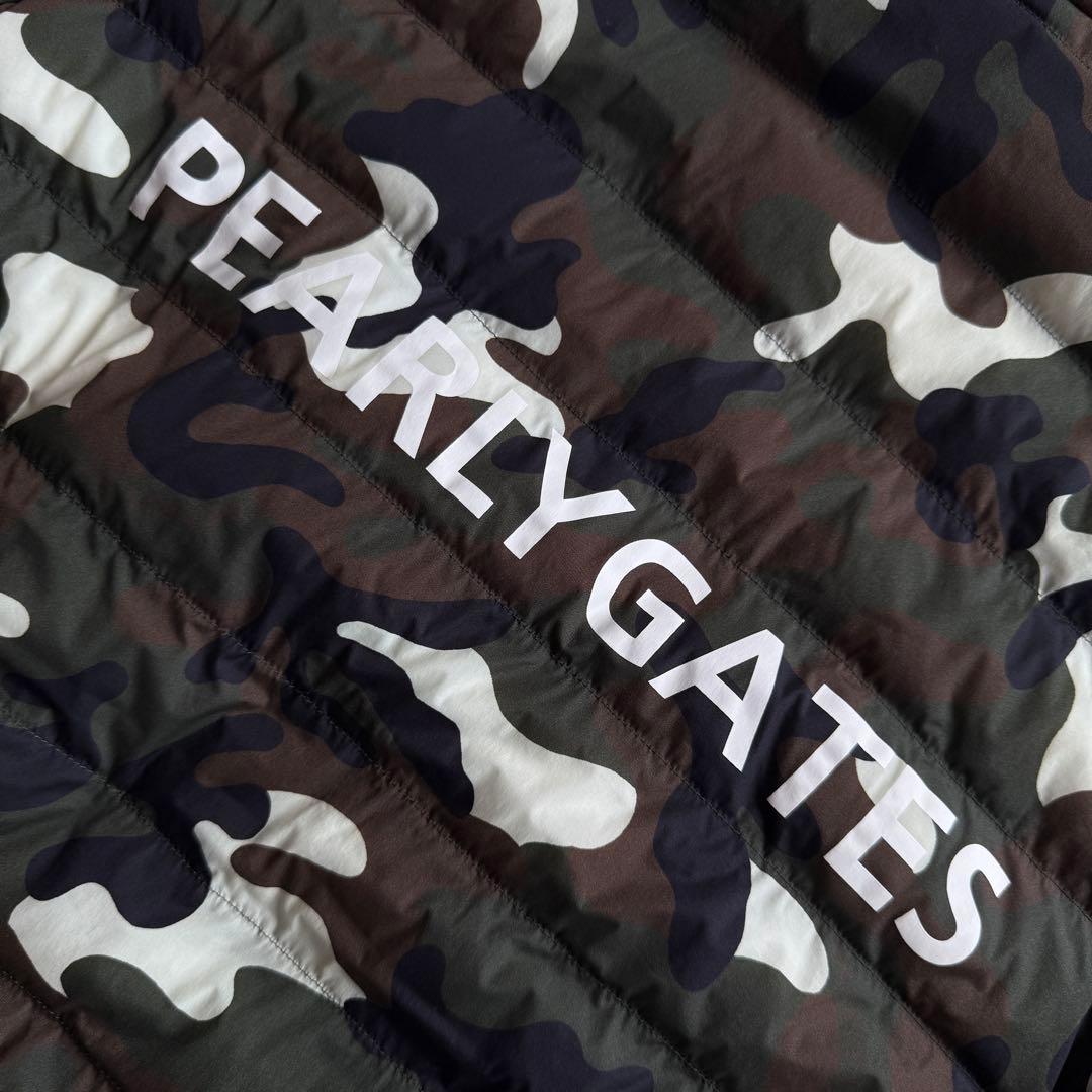 パーリーゲイツ　ジャケット　迷彩　ダウン　4 M〜L相当　スニード　ブルゾン