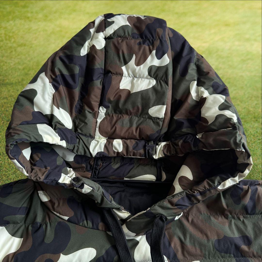 パーリーゲイツ　ジャケット　迷彩　ダウン　4 M〜L相当　スニード　ブルゾン