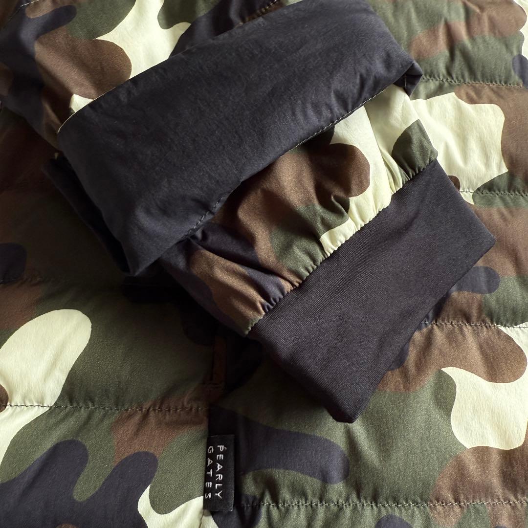 パーリーゲイツ　ジャケット　迷彩　ダウン　4 M〜L相当　スニード　ブルゾン