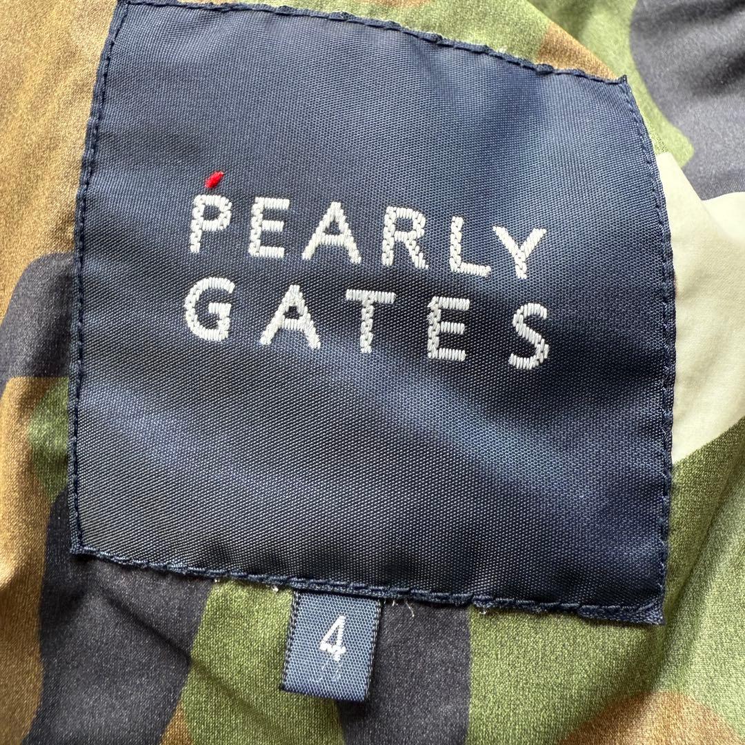 パーリーゲイツ　ジャケット　迷彩　ダウン　4 M〜L相当　スニード　ブルゾン