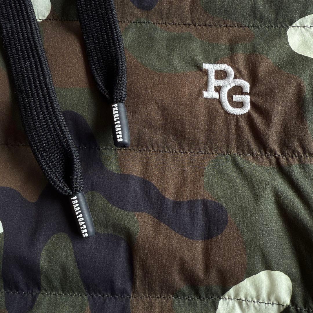 パーリーゲイツ　ジャケット　迷彩　ダウン　4 M〜L相当　スニード　ブルゾン