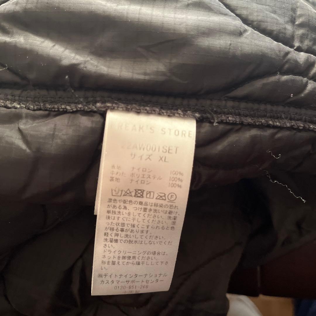 FREAK'S STORE モッズコート ライナー付き　ブラック　XL