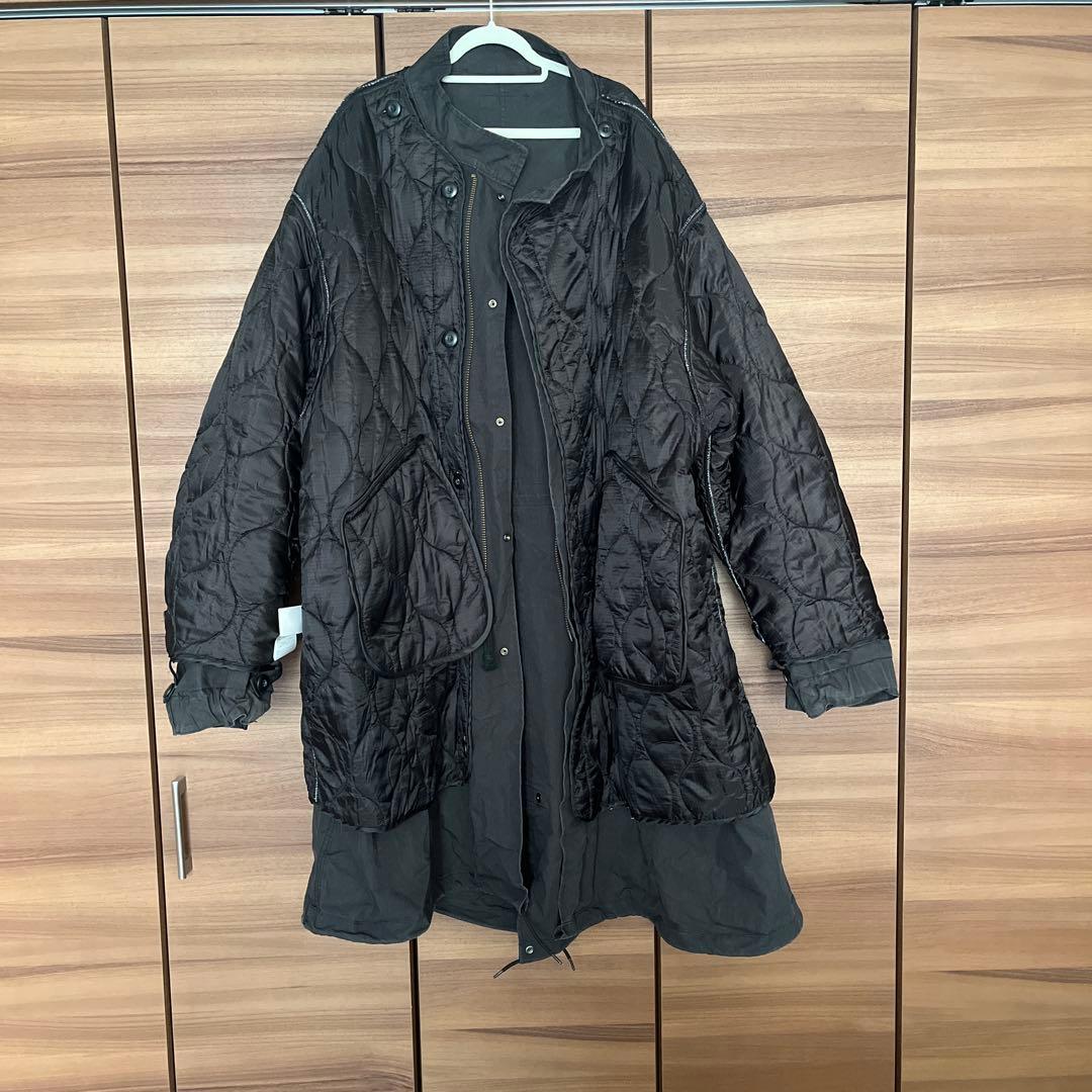 FREAK'S STORE モッズコート ライナー付き　ブラック　XL