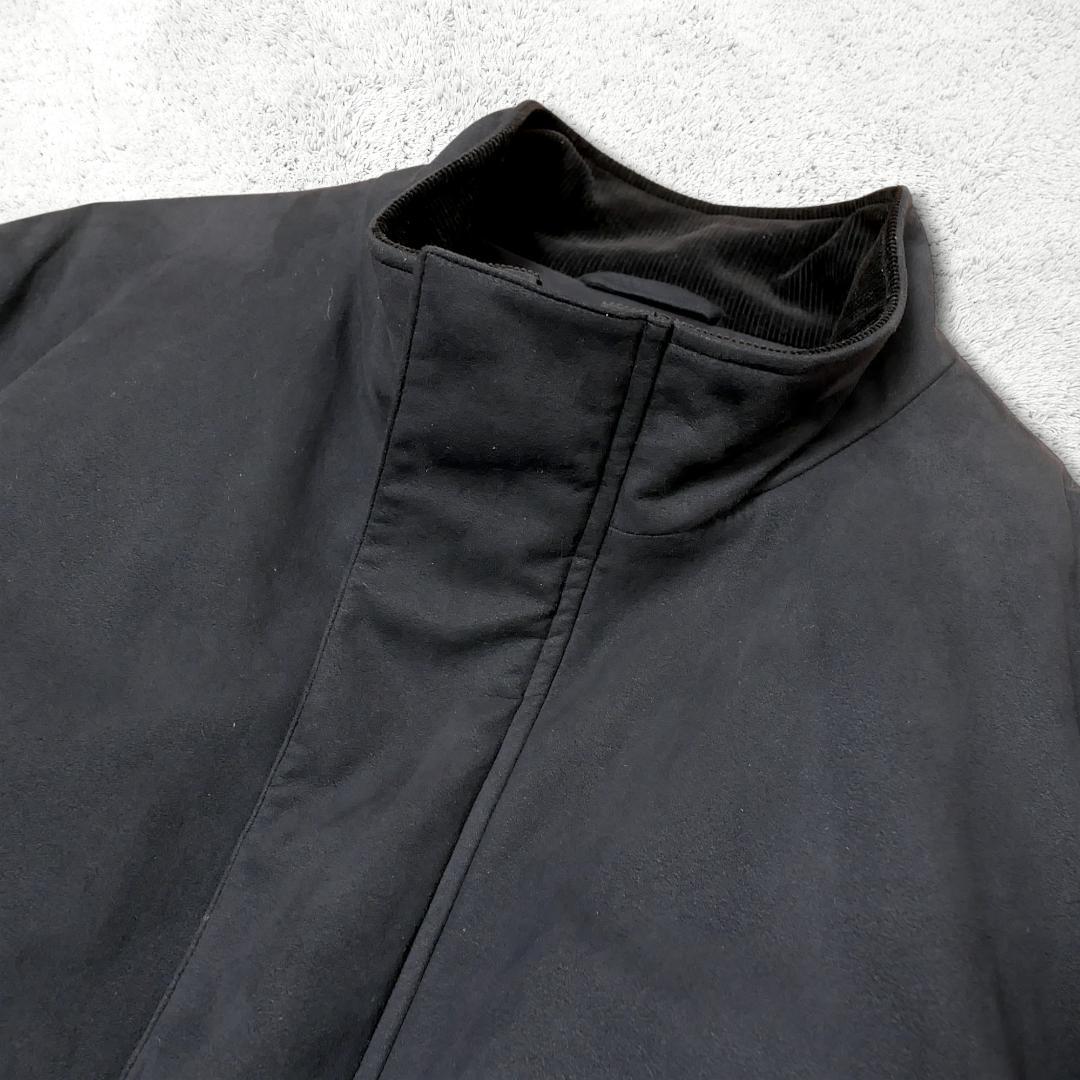 美品【バーバリー】2WAY ブルゾン LL ノバチェック ライナー付き ブラック