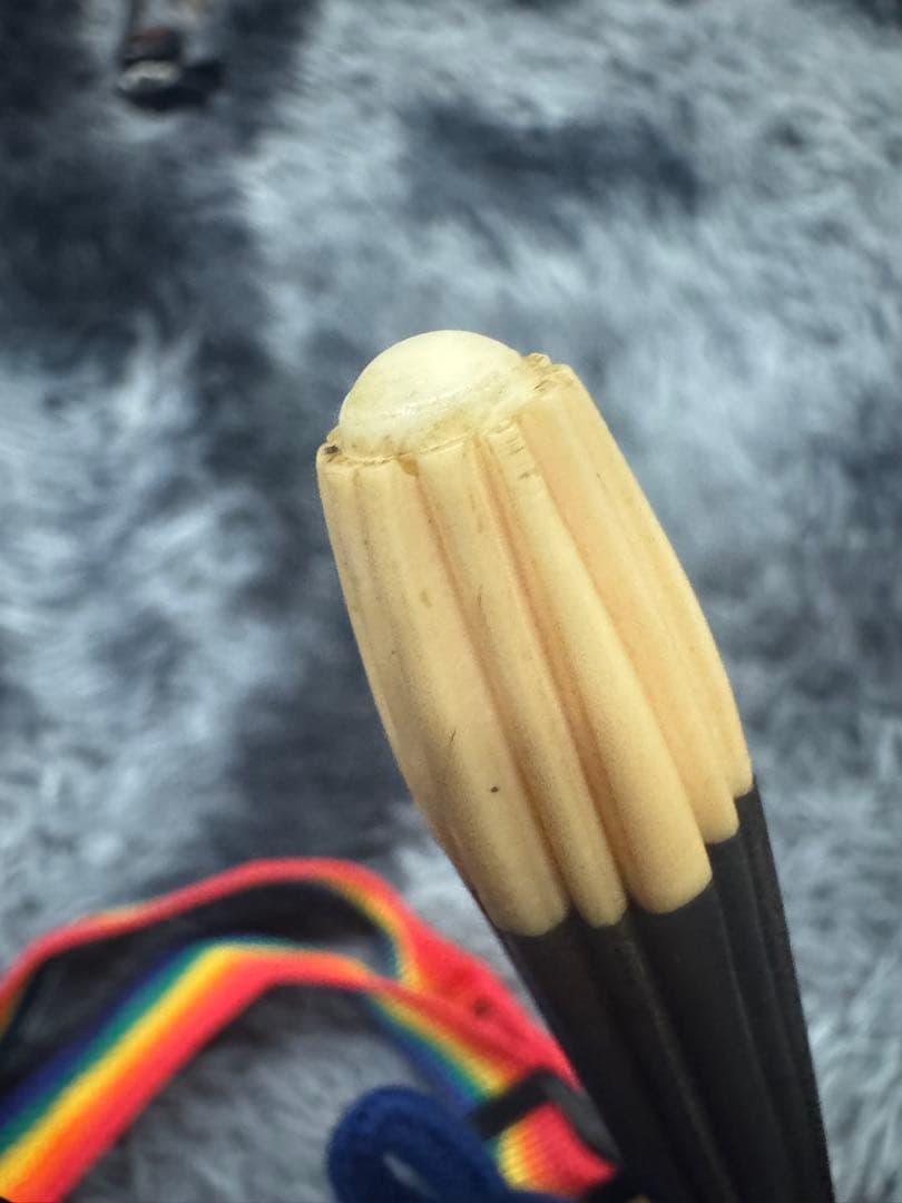 【極美品】沖縄 三線 本蛇革 強化張り 黒塗り棹 蛇皮 ケース 爪 調子笛