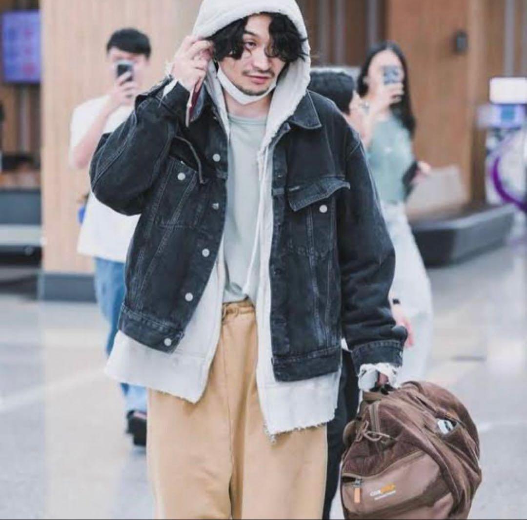 常田大希着 palace x calvin klein デニム ジャケット m - メルカリ