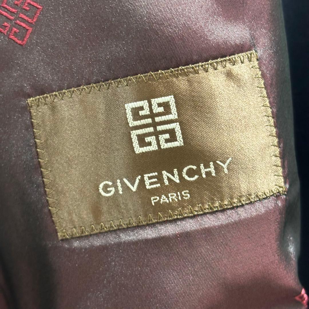 美品　GIVENCHY カシミヤ100% ネイビー ダブルブレスト コート