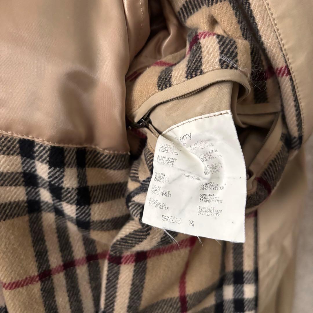 BurberryLondon ステンカラーコートベージュノバチェックシティボーイ