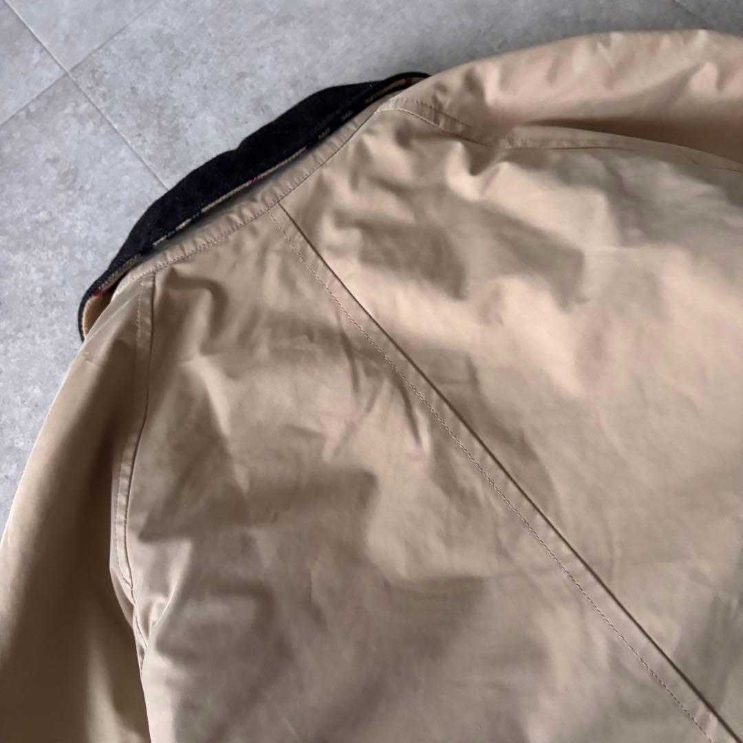 BurberryLondon ステンカラーコートベージュノバチェックシティボーイ