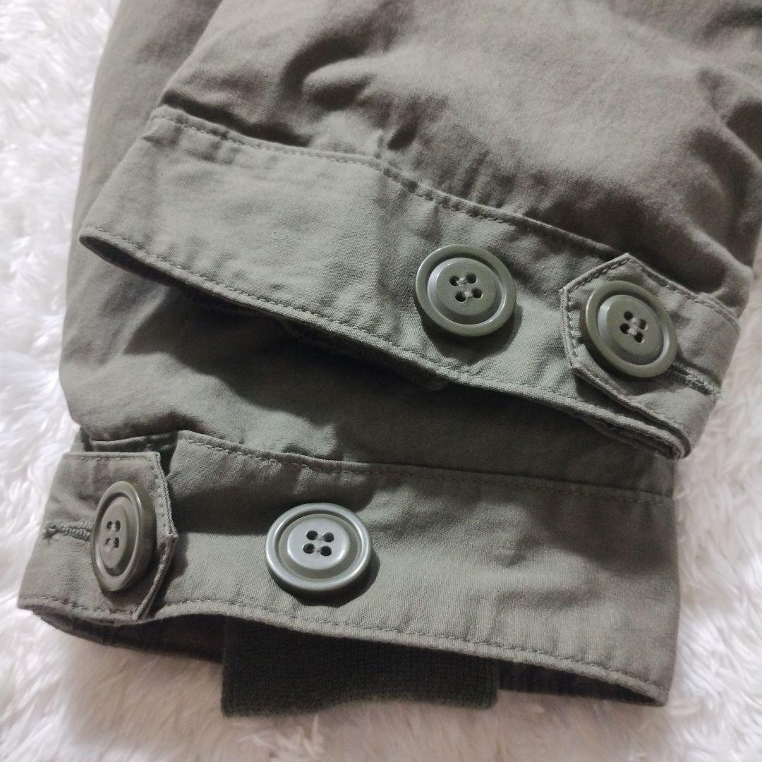 【未使用級】ヒューストン　M-51　ライナー付　モッズコート　青島コート　S　緑