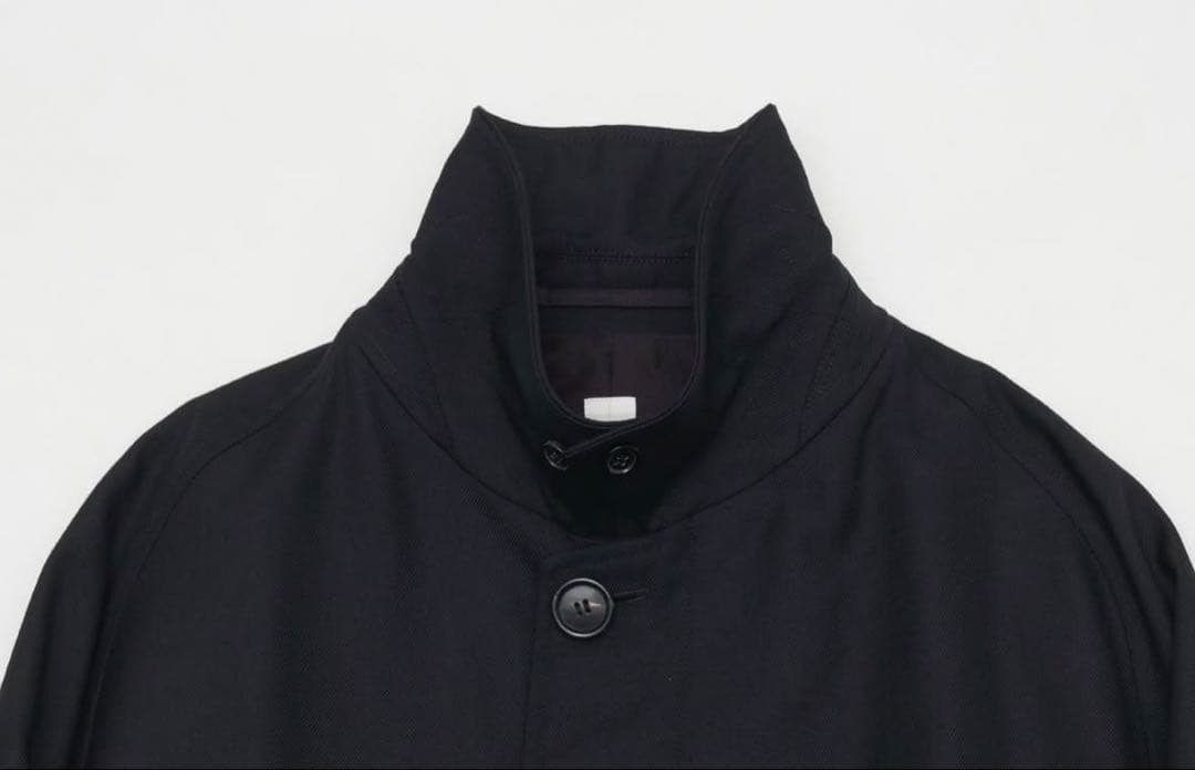 Lechoppe LE ウールバルカラーコート ブラック　サイズ2