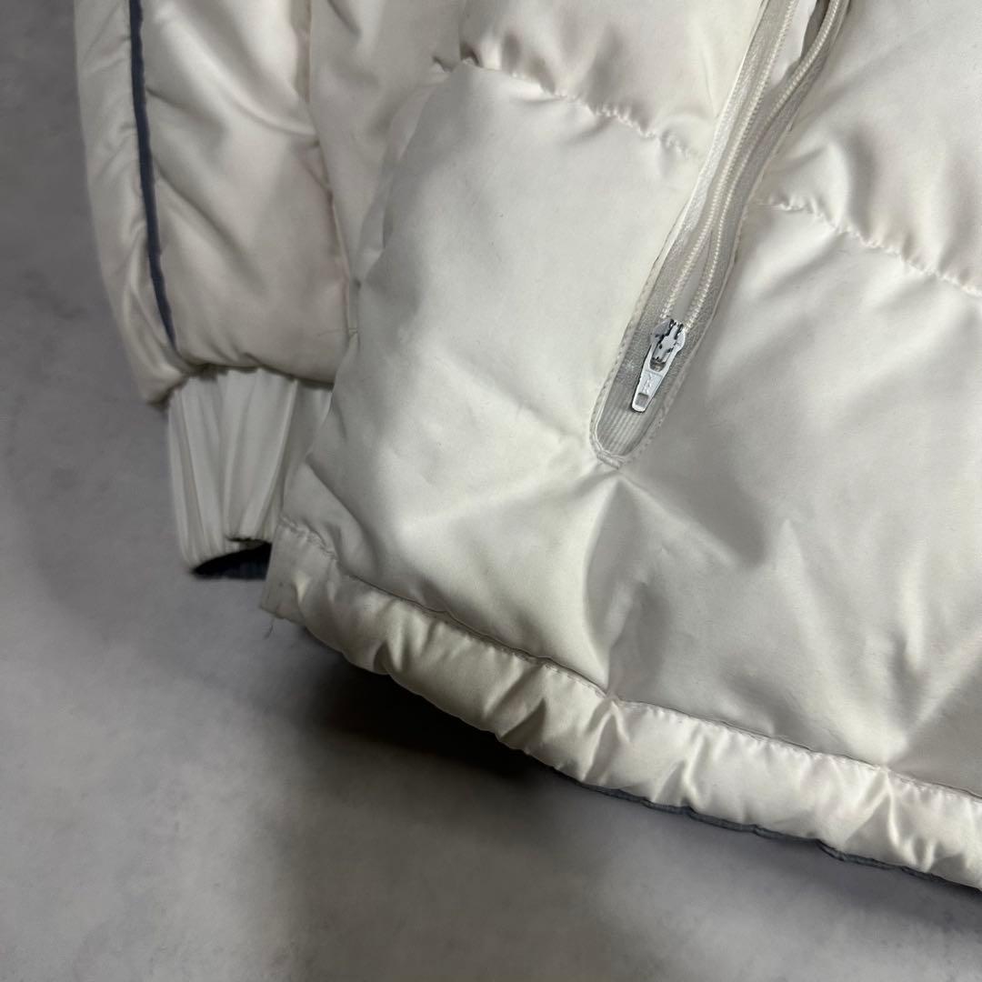 00s NIKEリバーシブル ダウンジャケット グレー / ホワイト