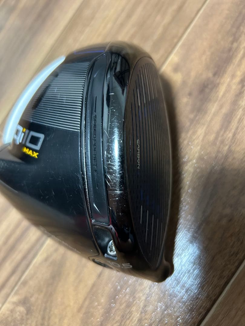 テーラーメイド Qi10maxロフト10.5° ヘッドのみ ヘッドカバー付き