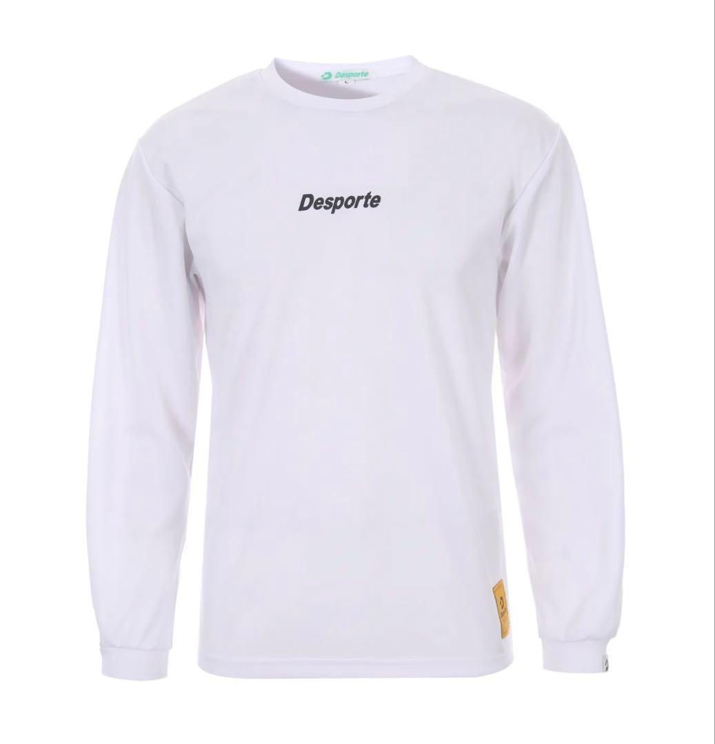 【Desporte】 長袖シャツ（白）、ポロシャツ（白）、ハーフパンツ（黒）