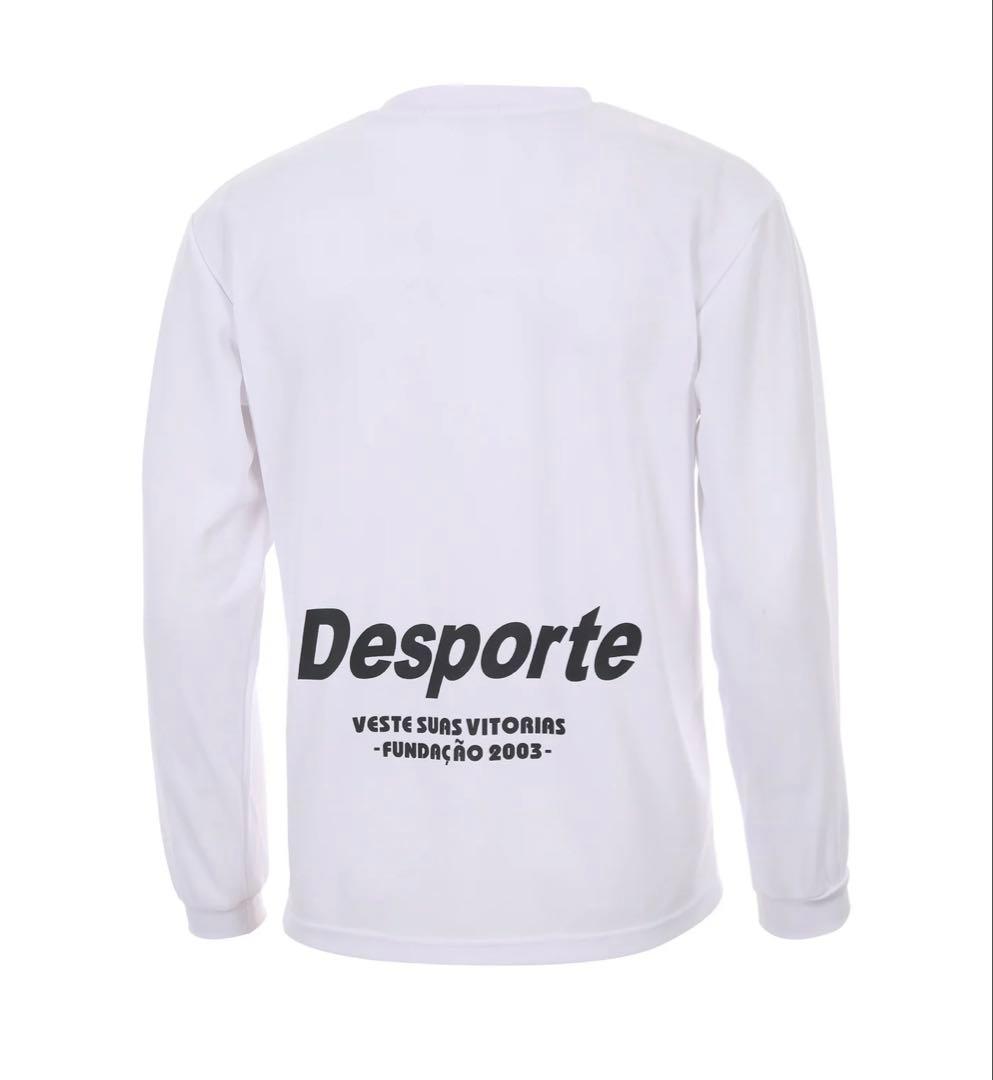 【Desporte】 長袖シャツ（白）、ポロシャツ（白）、ハーフパンツ（黒）