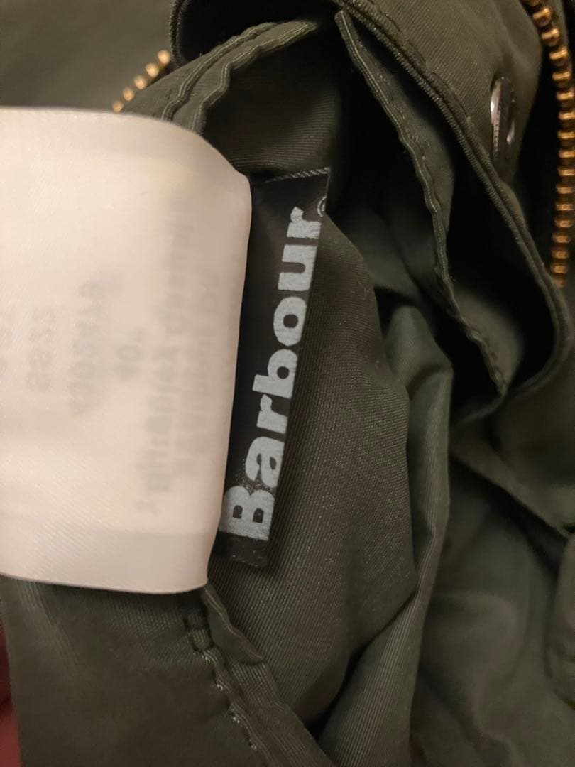 【美品】Barbour Burghley OS ロングコート 40