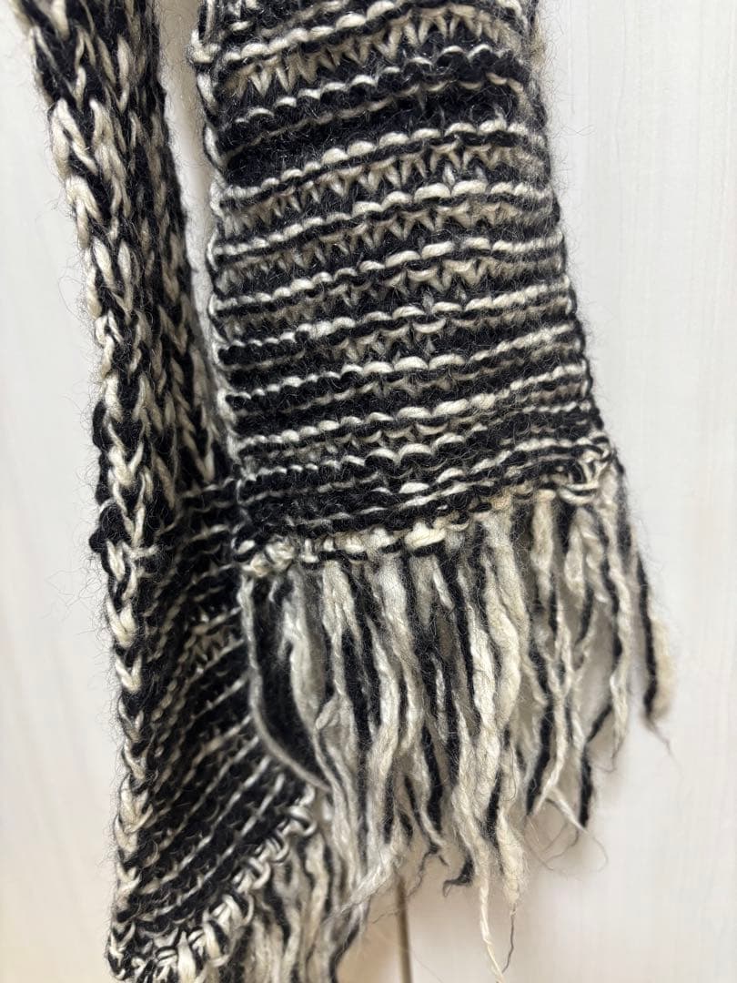 未使用 05AW Dior Homme グラム期 ロングフリンジマフラー 希少