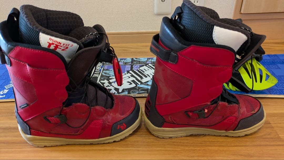 眞空雪板等　侍　スノーボードセット　ビンディング　カバー　ブーツ　4点セット