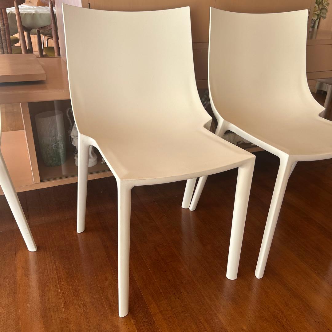 新品◆ドリアデ　高級ダイニング　カメレオンチェア　４脚セット　イタリアブランド