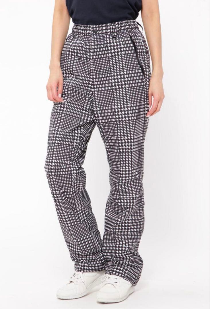 新品 パーリーゲイツ ストレッチ 千鳥柄 レインウェア 上下 セットアップ 0