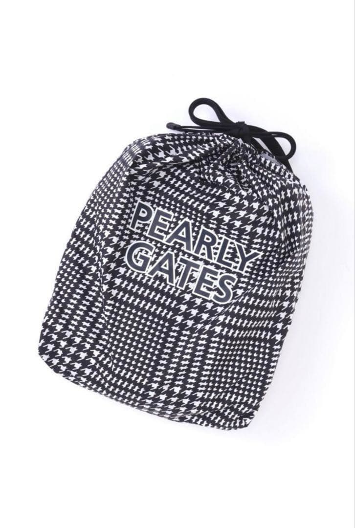 新品 パーリーゲイツ ストレッチ 千鳥柄 レインウェア 上下 セットアップ 0