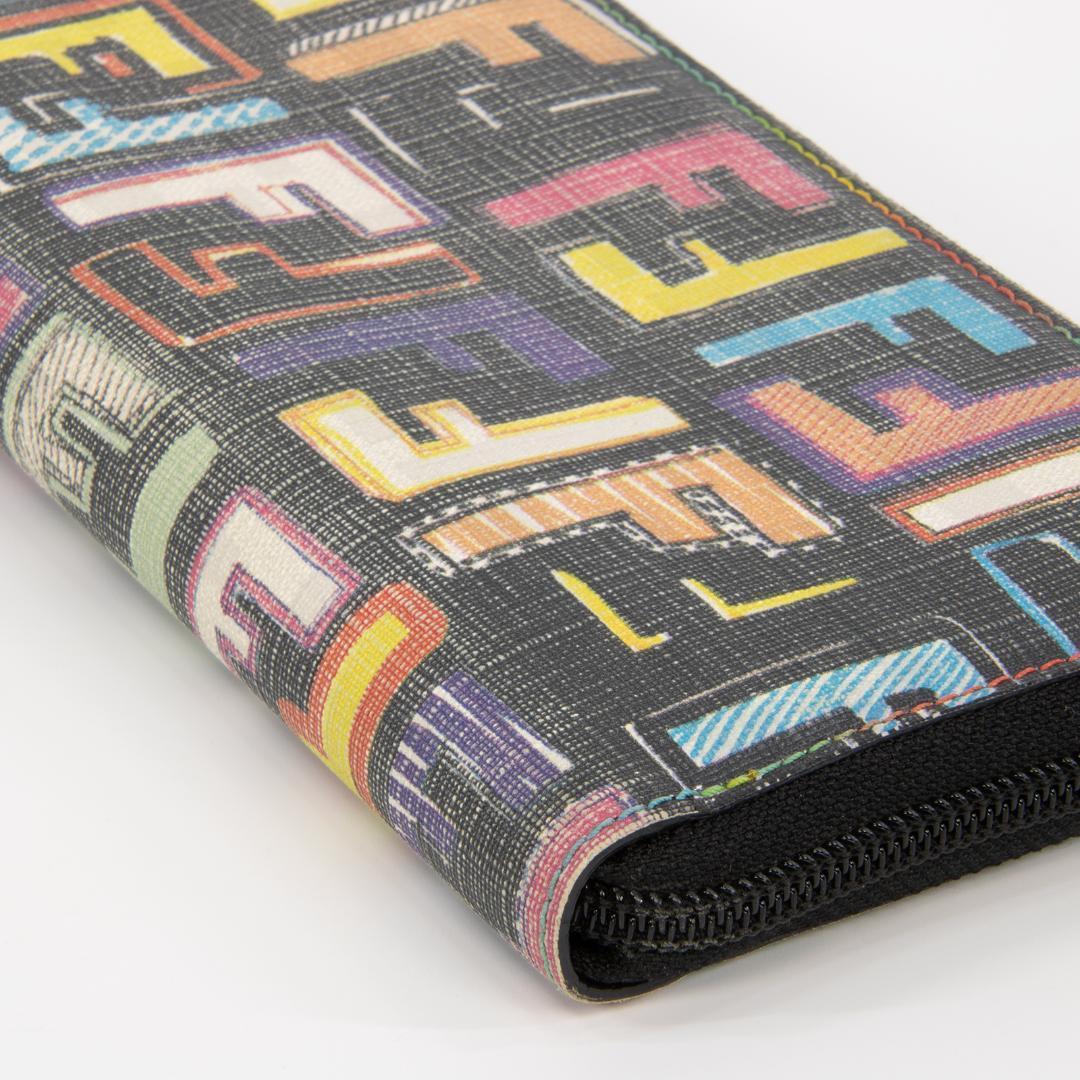 本物 フェンディ 長財布 メンズ レディース ズッカ マルチカラー FFロゴ