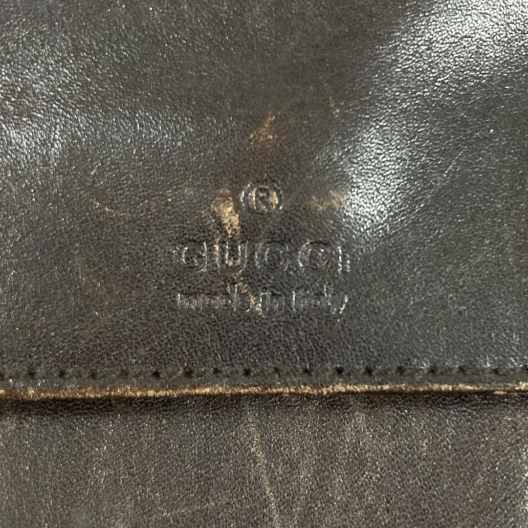 GUCCI グッチ ボディバッグ GGキャンバス レザー 101679 茶系 - メルカリ