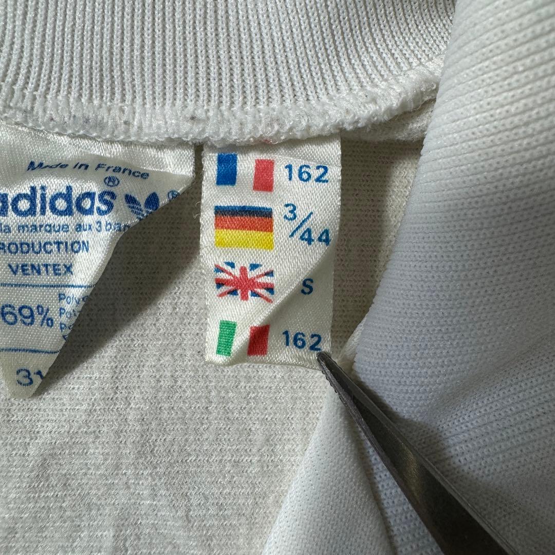 adidas アディダス 70s 古着 VENTEX製 ホワイト S