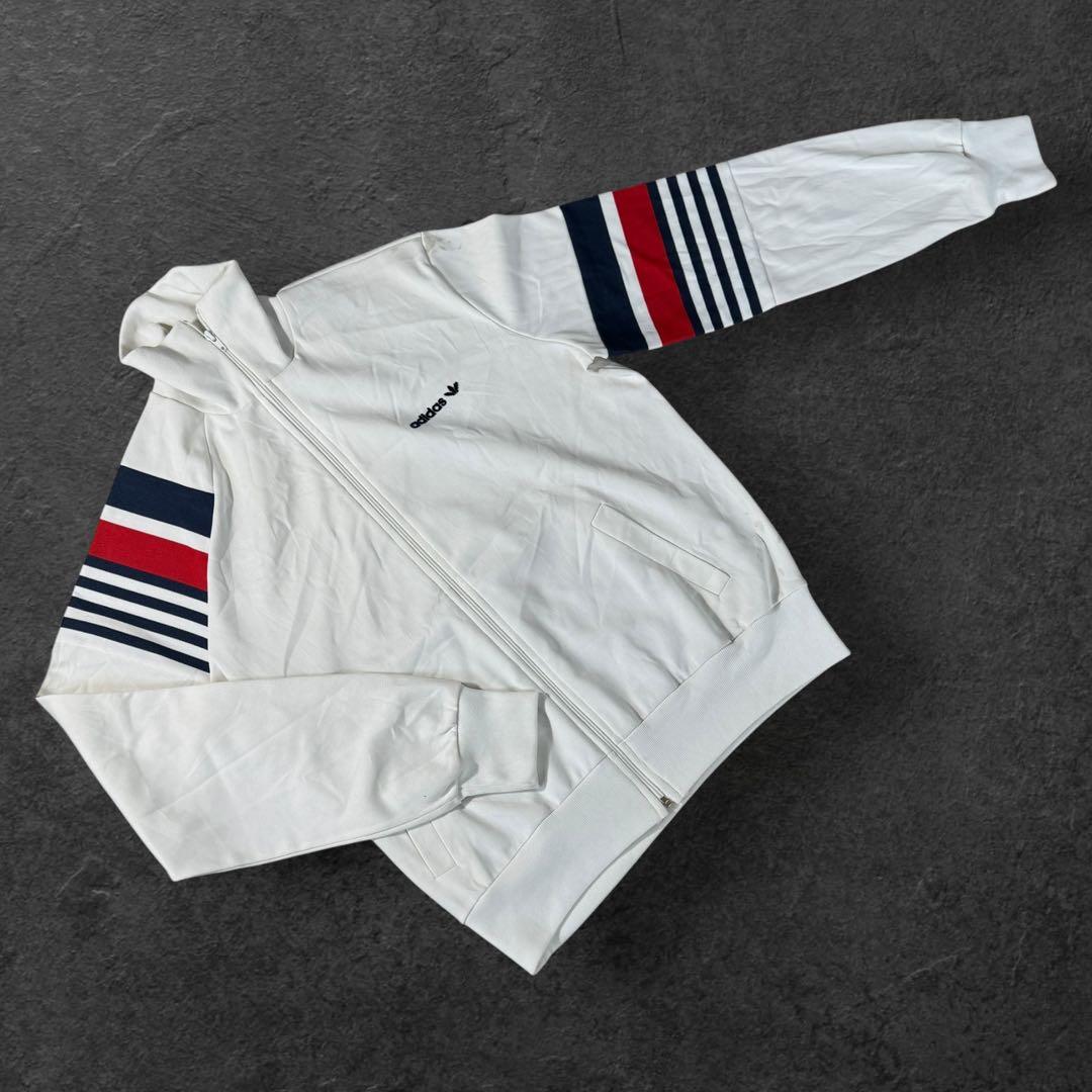 adidas アディダス 70s 古着 VENTEX製 ホワイト S