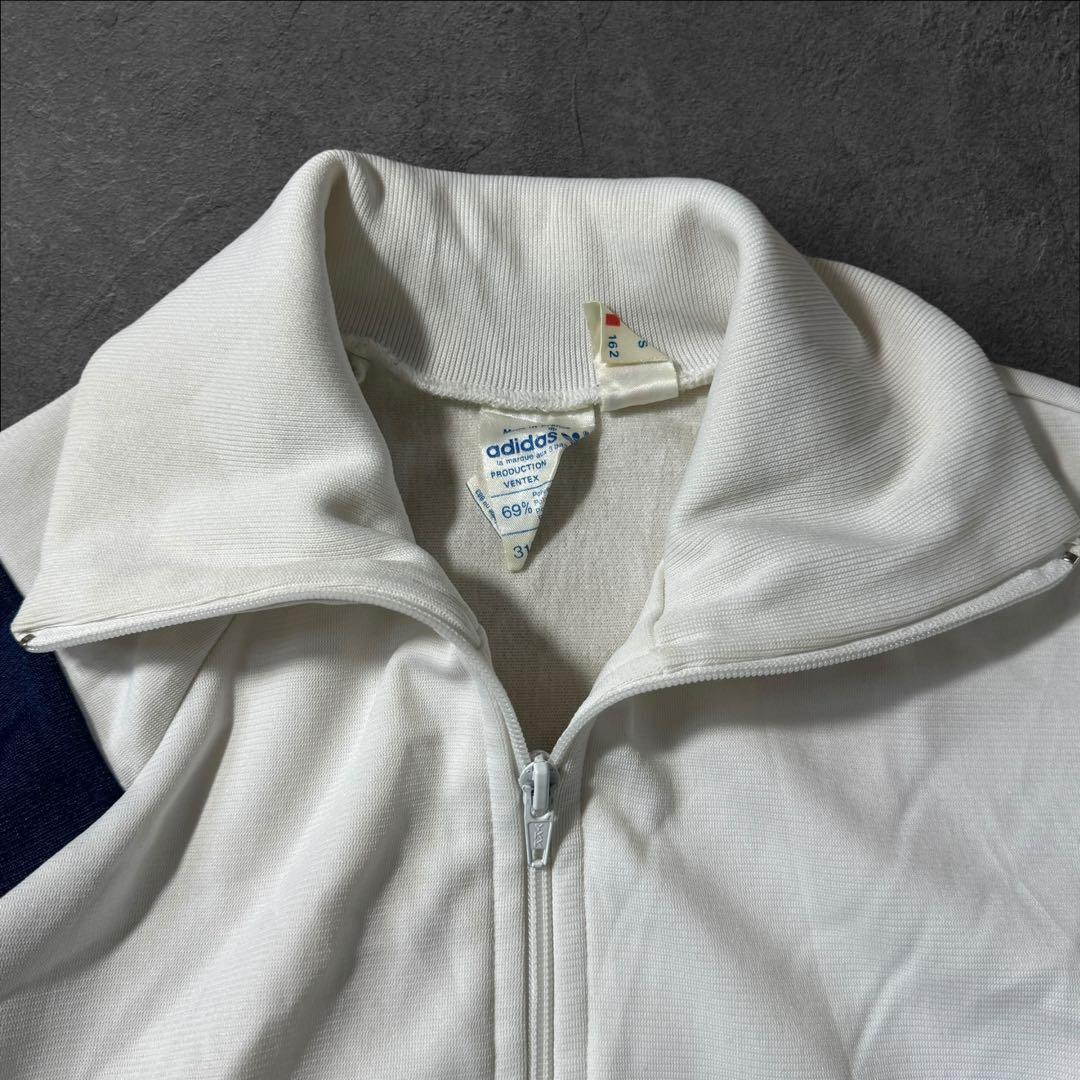 adidas アディダス 70s 古着 VENTEX製 ホワイト S