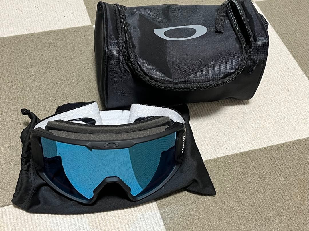 Oakley スノーゴーグル Line Miner Lブルー/ブラック