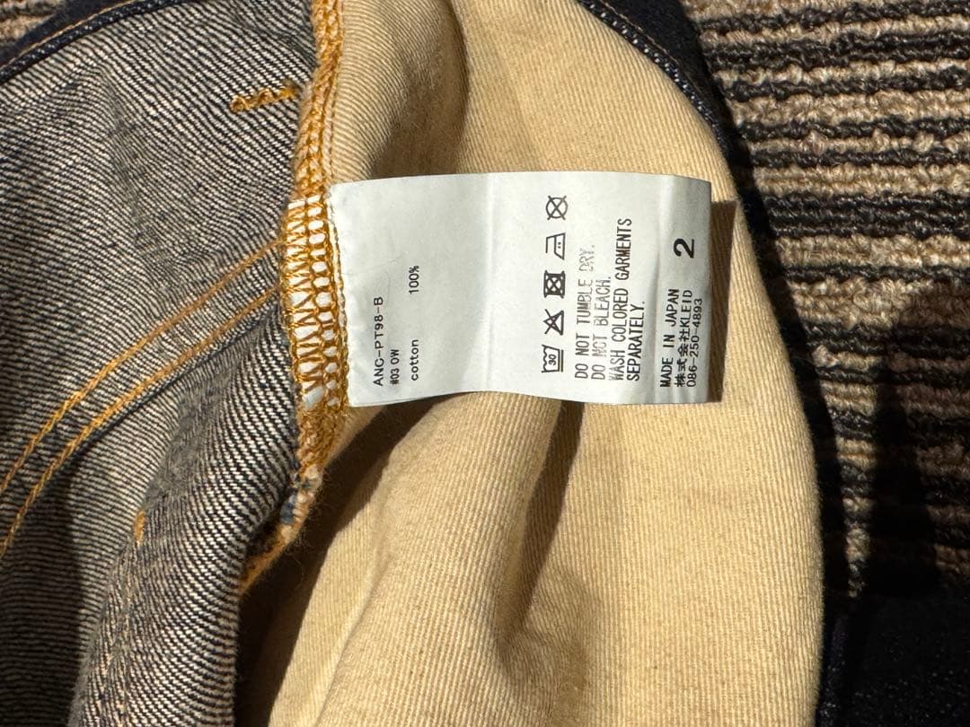 【新品】即完モデル 25AW Ancellm アンセルム #03 OW デニム