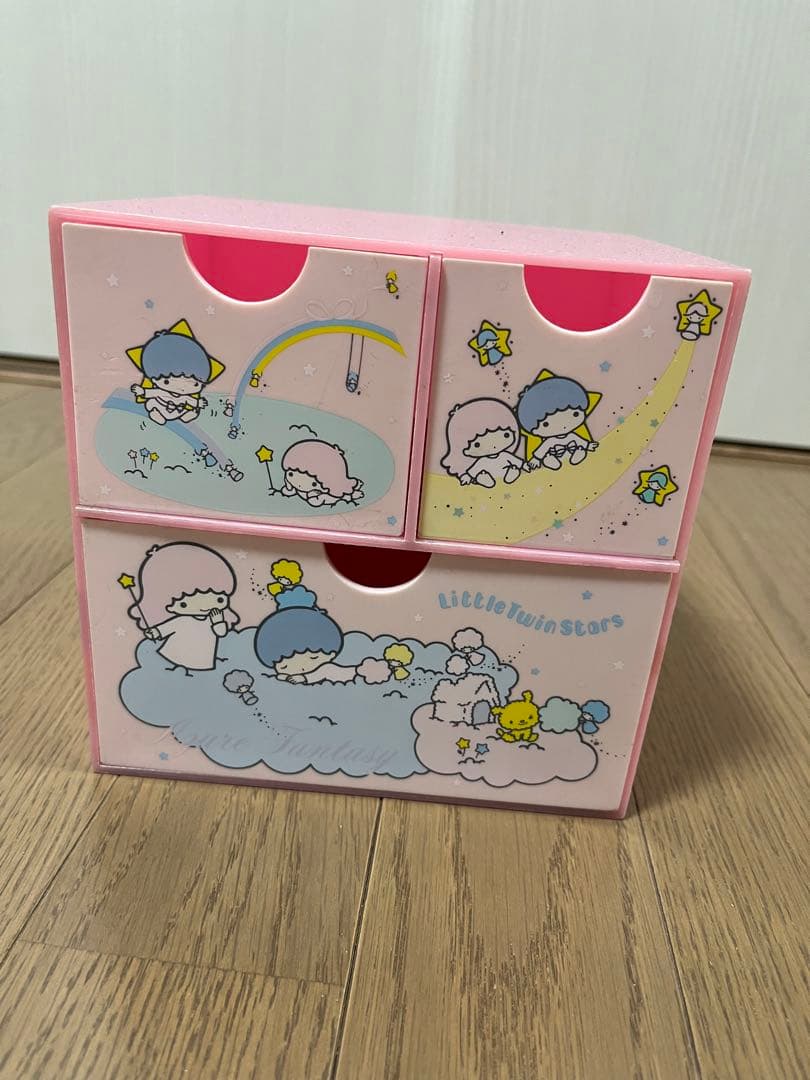 キキララ リトルツインスター サンリオ 小物入れ 昭和 レトロ 1976
