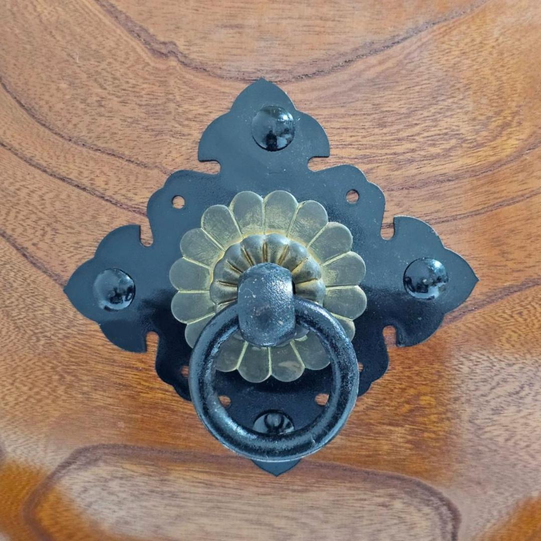 【希少】本欅 宮太鼓 1尺×1尺3寸 堀田新五郎 台バチ付 銘板 長胴太鼓