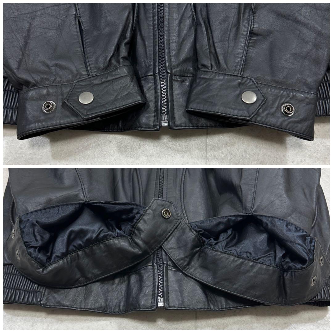 た*け様 美品【vintage】A-2 フライトジャケット 牛革 レザー インナ