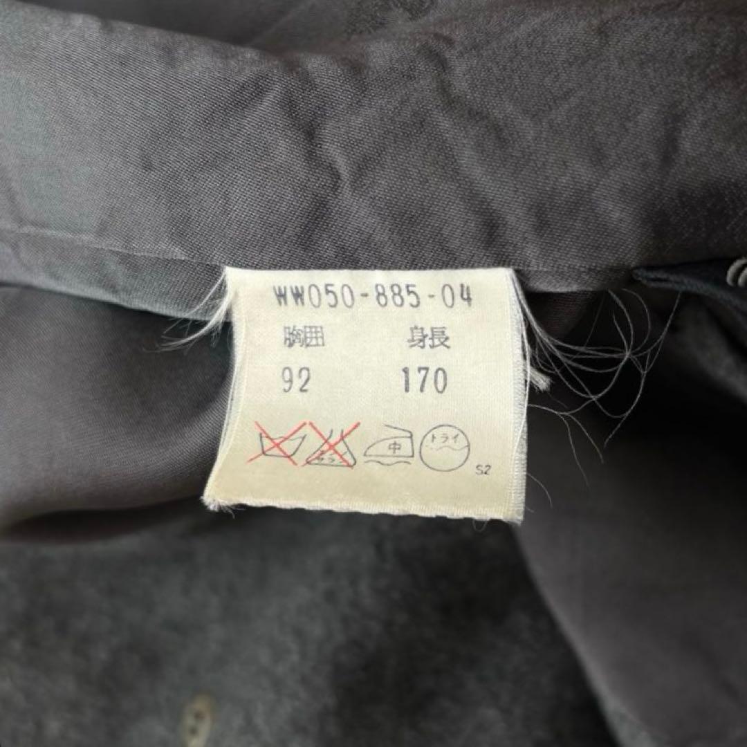 Burberry's カシミヤ ロングコート グレー M ステンカラー 比翼