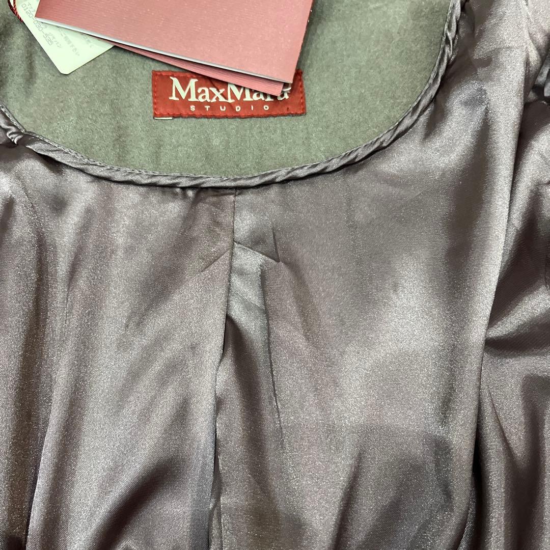 新品マックスマーラスタジオ　ロングウールコート　サイズ42