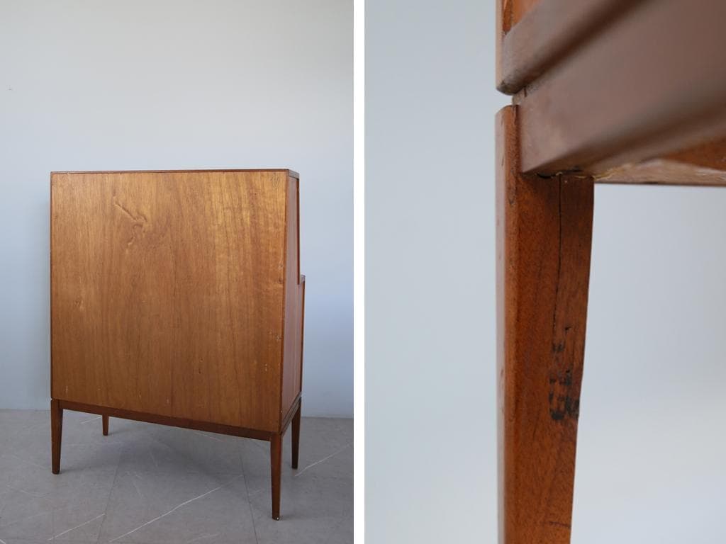 英国アンティークチーク古木ライティングビューロー/木製デスク/勉強机