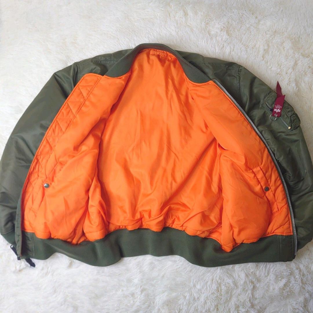 【特大】ALPHA INDUSTRIES MA-1 フライトジャケット 5L