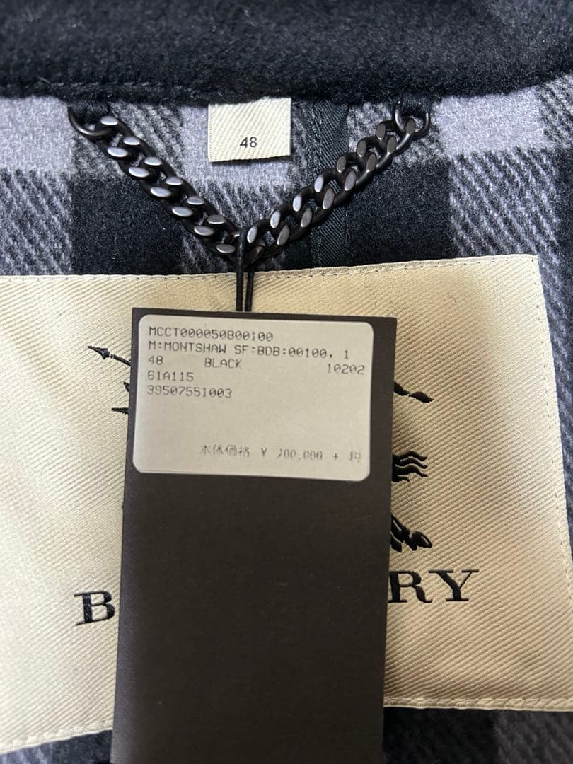 【新品　定価20万円】BURBERRY LONDON ダッフルコートコート