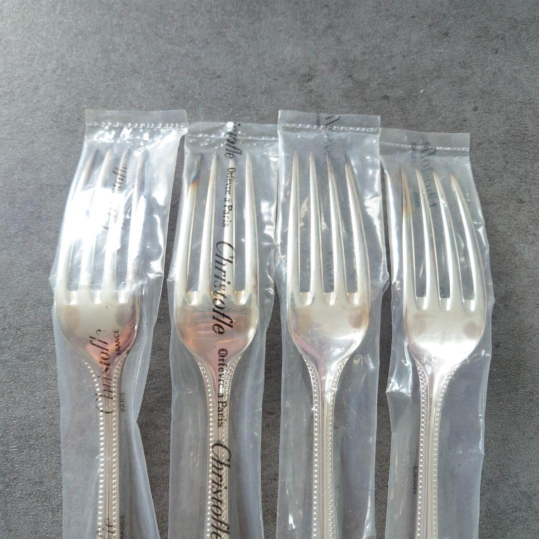 クリストフル パール 未開封 テーブルフォーク 4点 - メルカリ