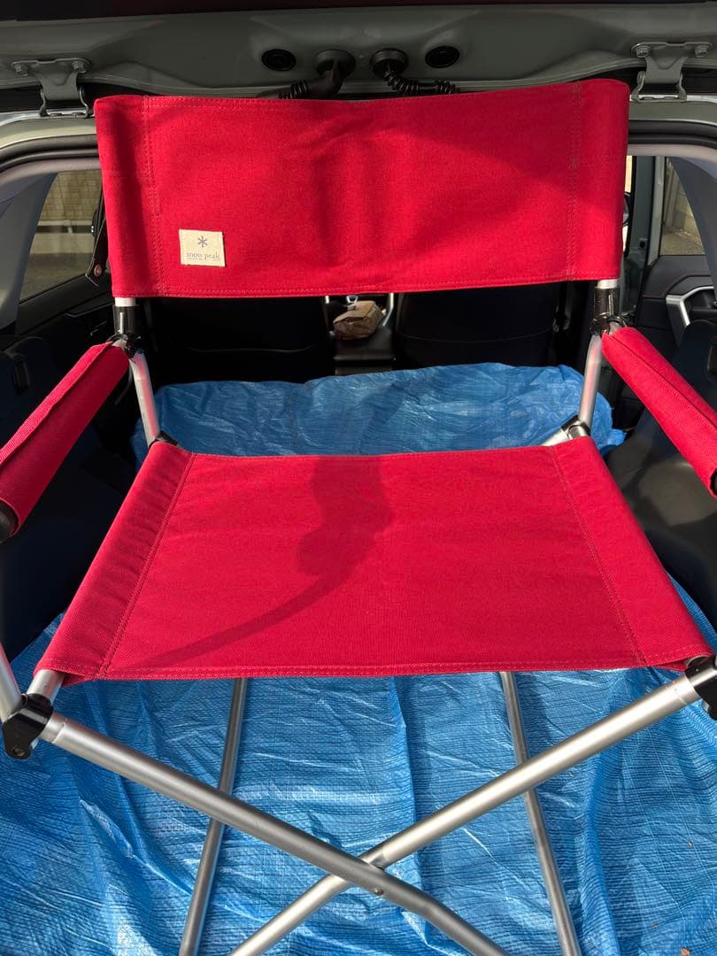  peak スノーピーク　FDフォールディングチェアワイド赤　4脚セット