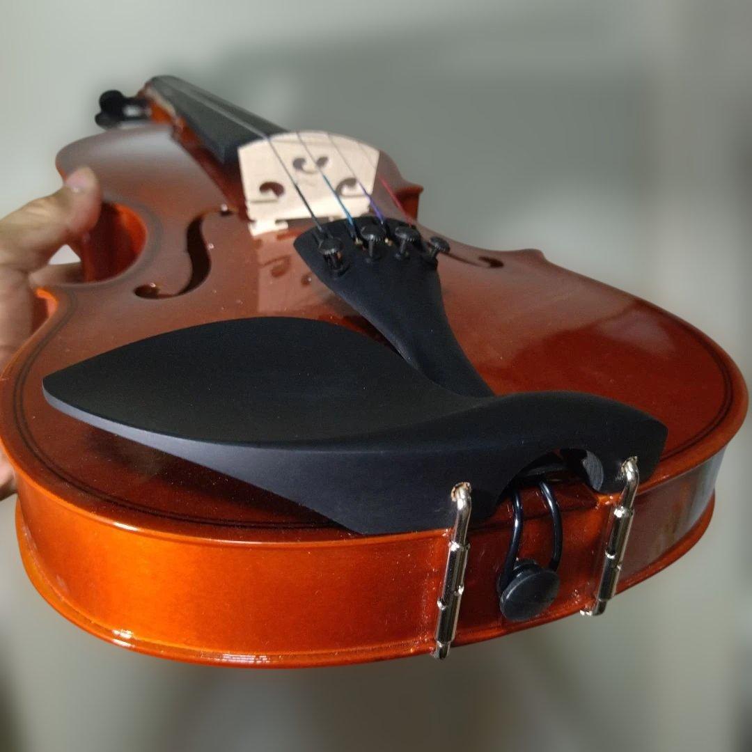 ♥新品未使用バイオリン4/4』♥初心者大人用♥メンテ済み♥弓、ケ―ス、松脂付き