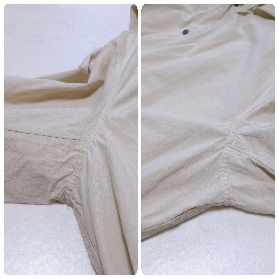 pasde calais✨️サニードライモッズコート 軽やか製品染め アイボリー