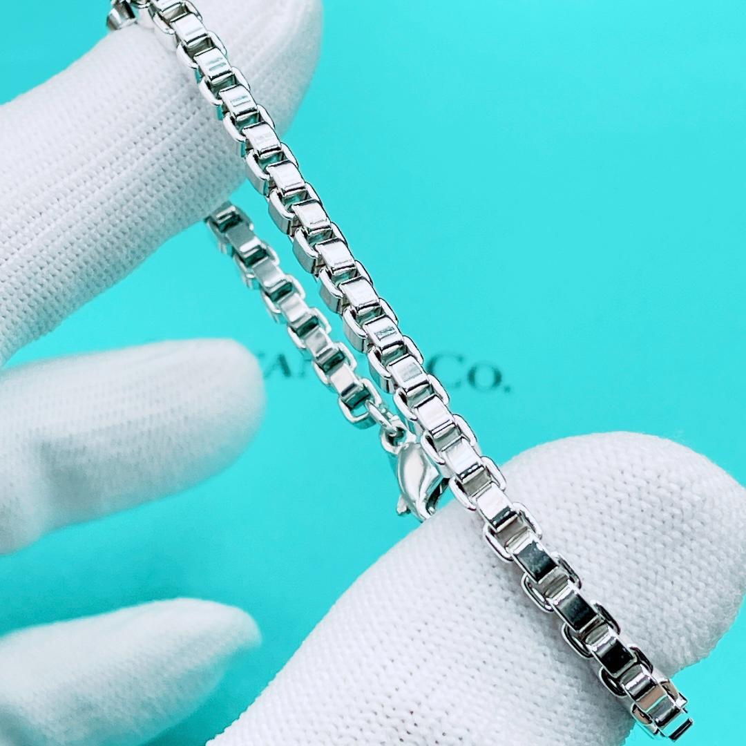 ◇ティファニー◇ 新品仕上済 ベネチアン ブレスレット 925 シルバー 16g