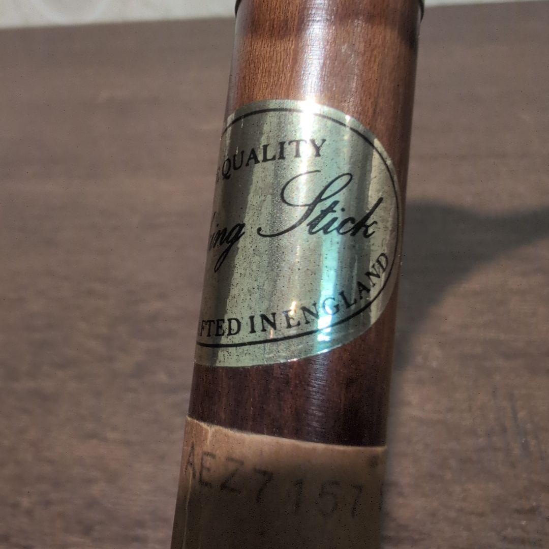 英国製 ヴィンテージ 鴨頭デザイン 木製 杖 金属