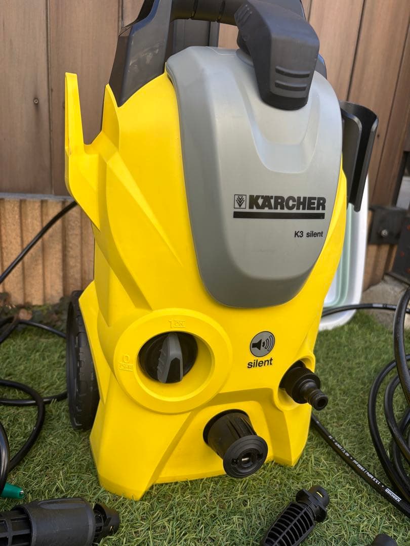 KARCHER K3 silent 高圧洗浄機 本体　一度のみのほぼ新品