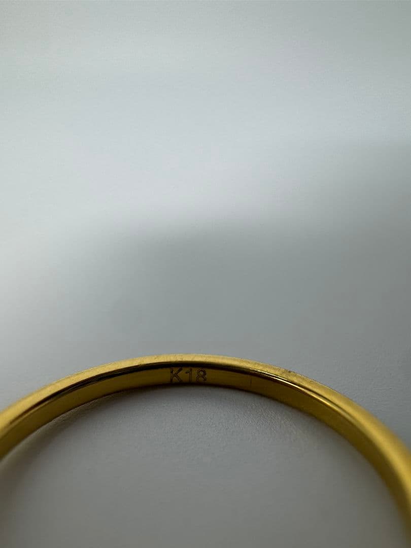 k18ゴールドリング 1.17g 4.7mm 11号